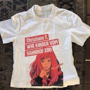 White Graphic Kids T-Shirt